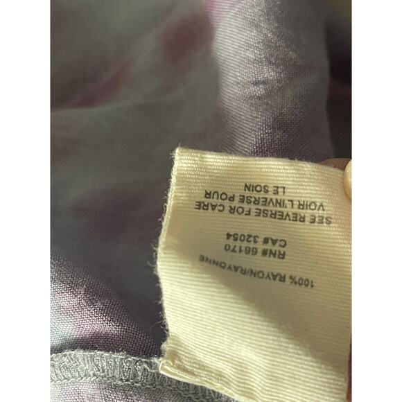 Free People | Purple Tie Dye, Embroidered, Lace, Tassel‎ Top - Picture 6 of 6